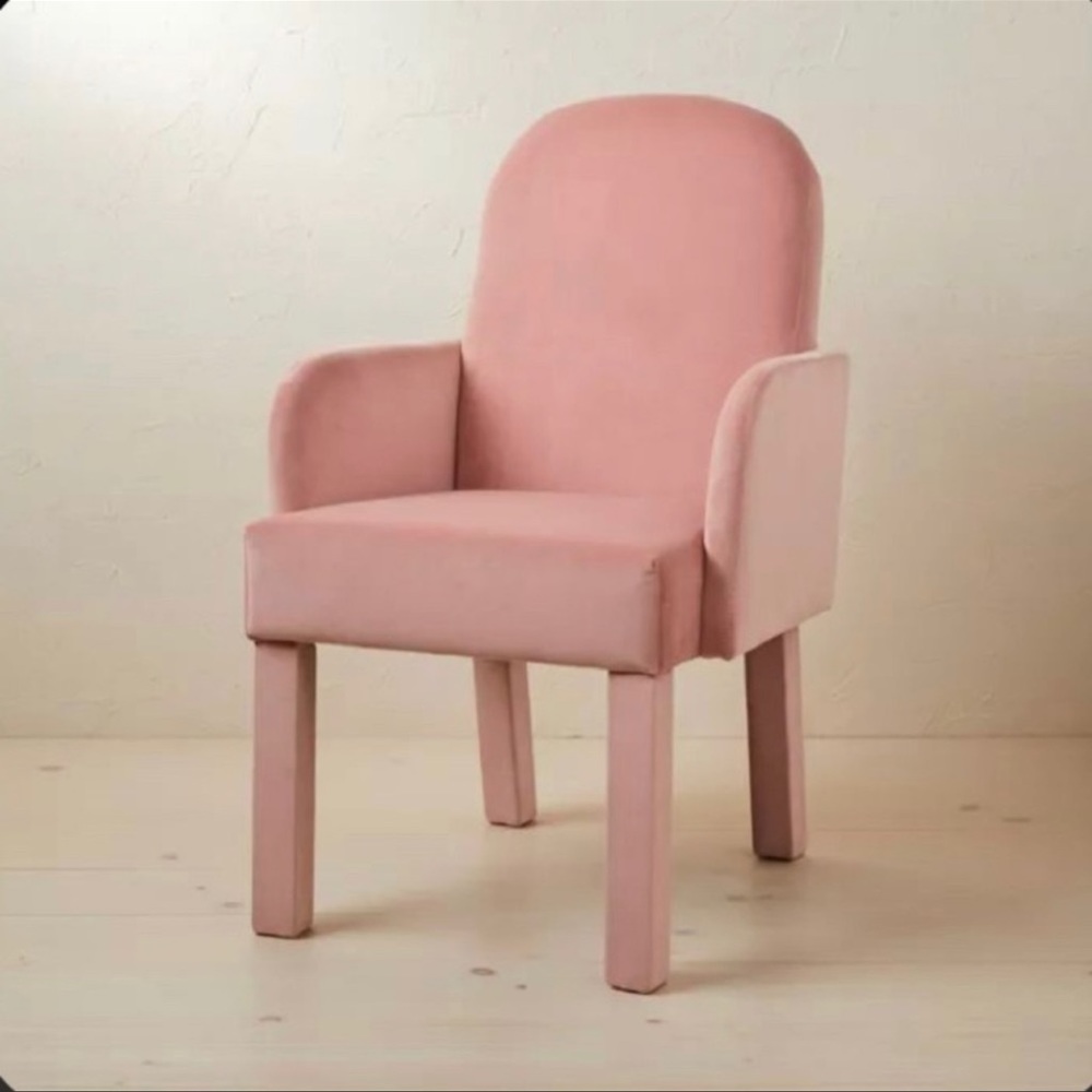 OPALHOUSE X JUNGALOW Siena Upholstered Anywhere Chair, Rose